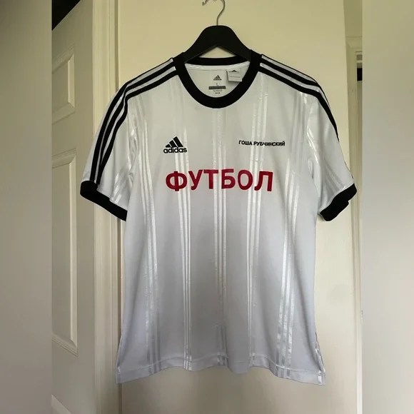 ウェア adidas xGosha Rubchinskiy Football Shirt A Complete Look at the Gosha Rubchinskiy x adidas World Cup